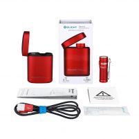 Olight Baton 3 Premium Edition Rechargeable EDC Flashlight - RED