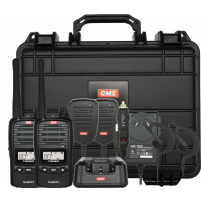 GME 5/1 Watt UHF CB Handheld Radio including Accessories - Twin Pack 