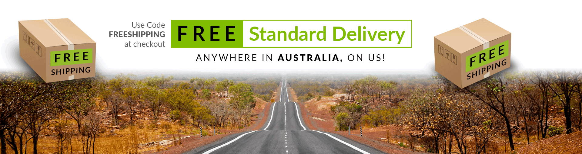 Free Standard Shipping Australia Wide