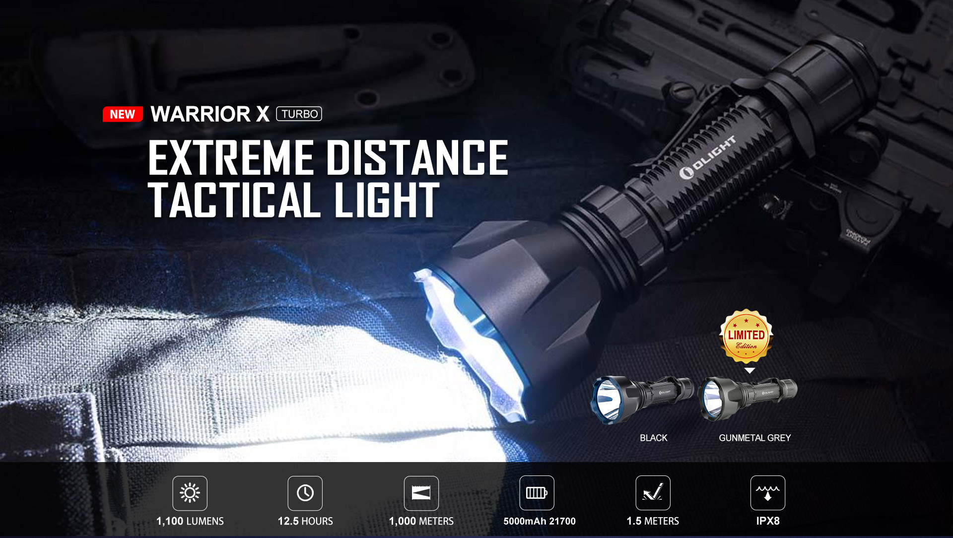 Extreme Distance Tactical Light	