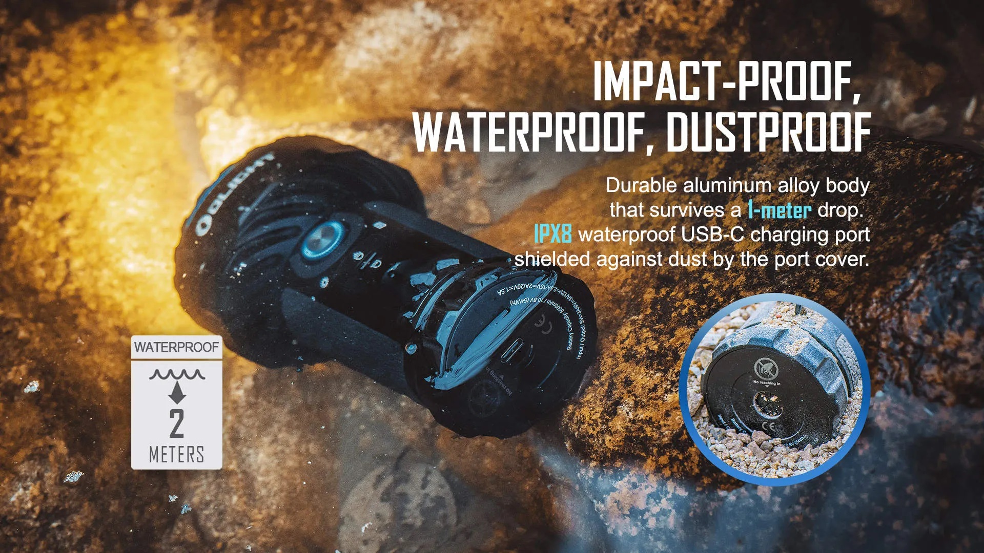 Impact proof waterproof dustproof 