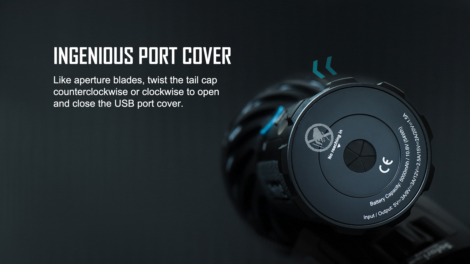 Ingenious port cover 