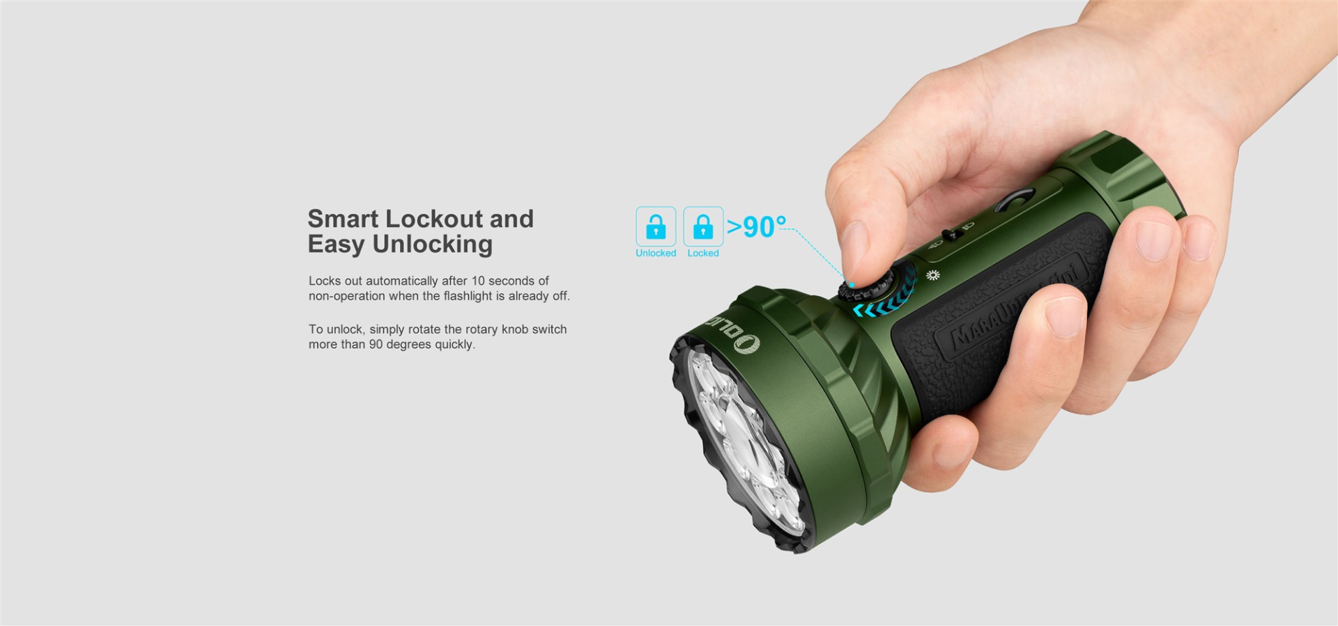 Smart lock out and easy unlocking 