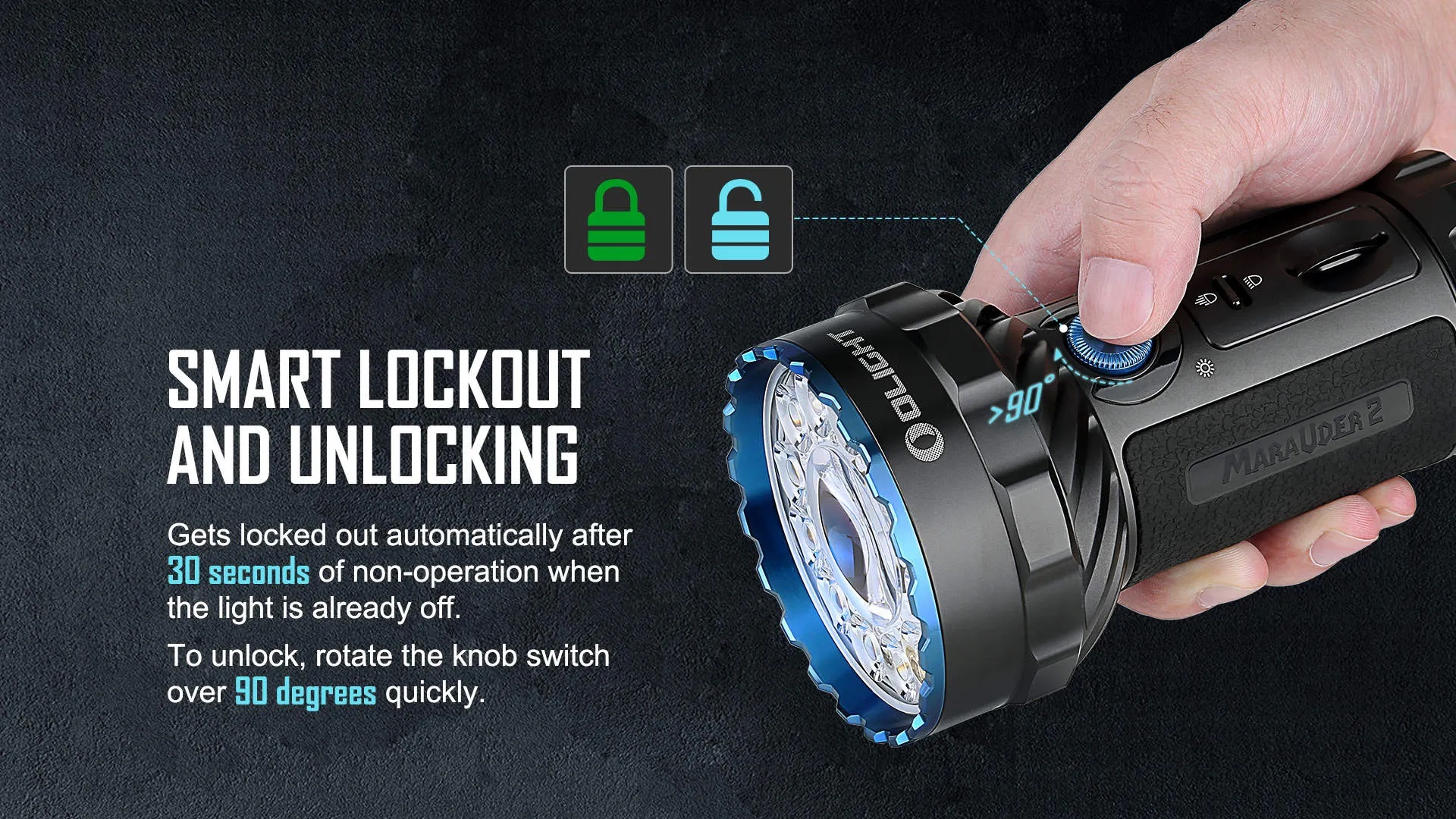 Smart lock out and easy unlocking 1