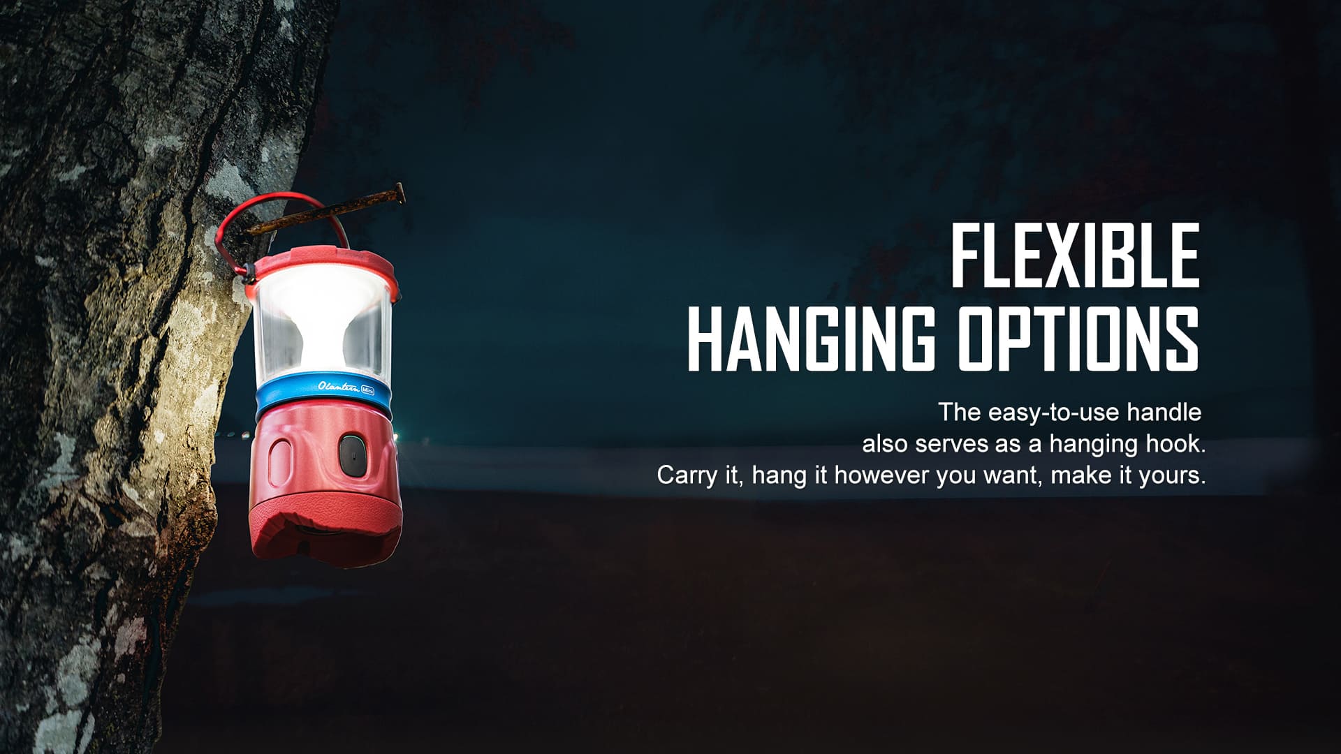 flexable hangin options