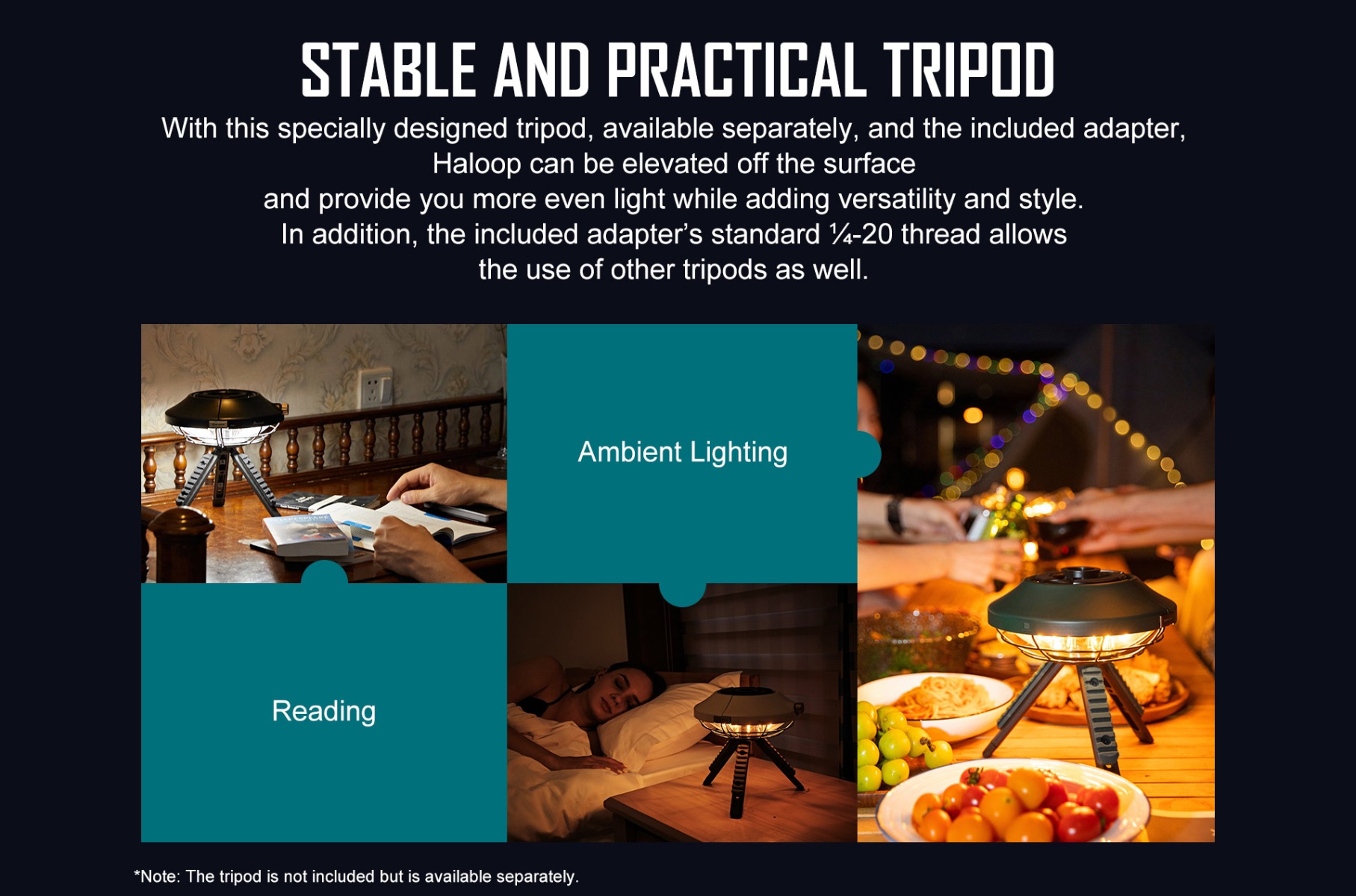 stable and practical tripod